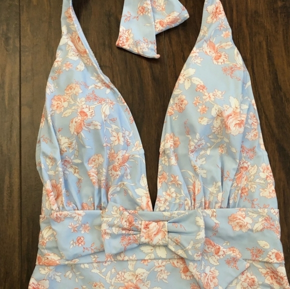 WeWoreWhat Brooklyn Halter One-Piece Swimsuit - Picture 12 of 14